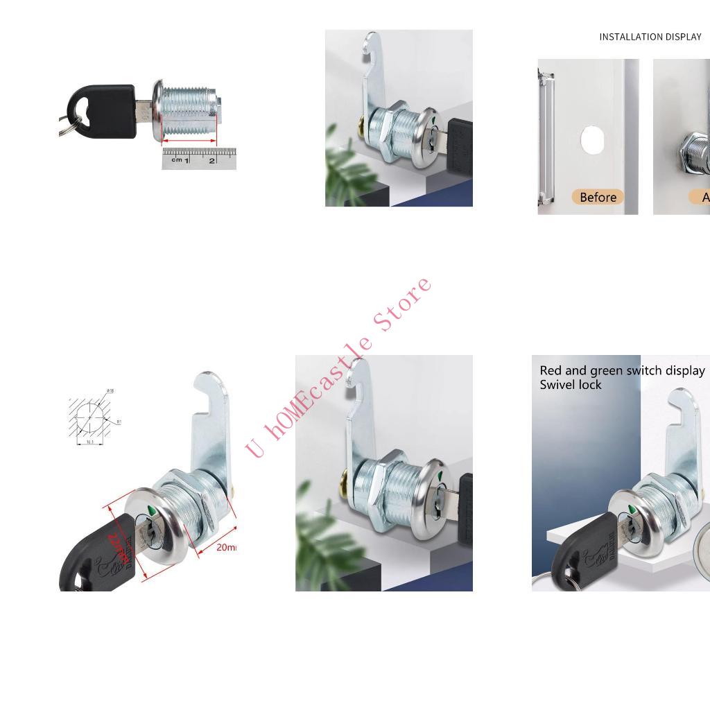 Furniture Hardware Latch - 63HF 2set Cabinet Cams Lock with