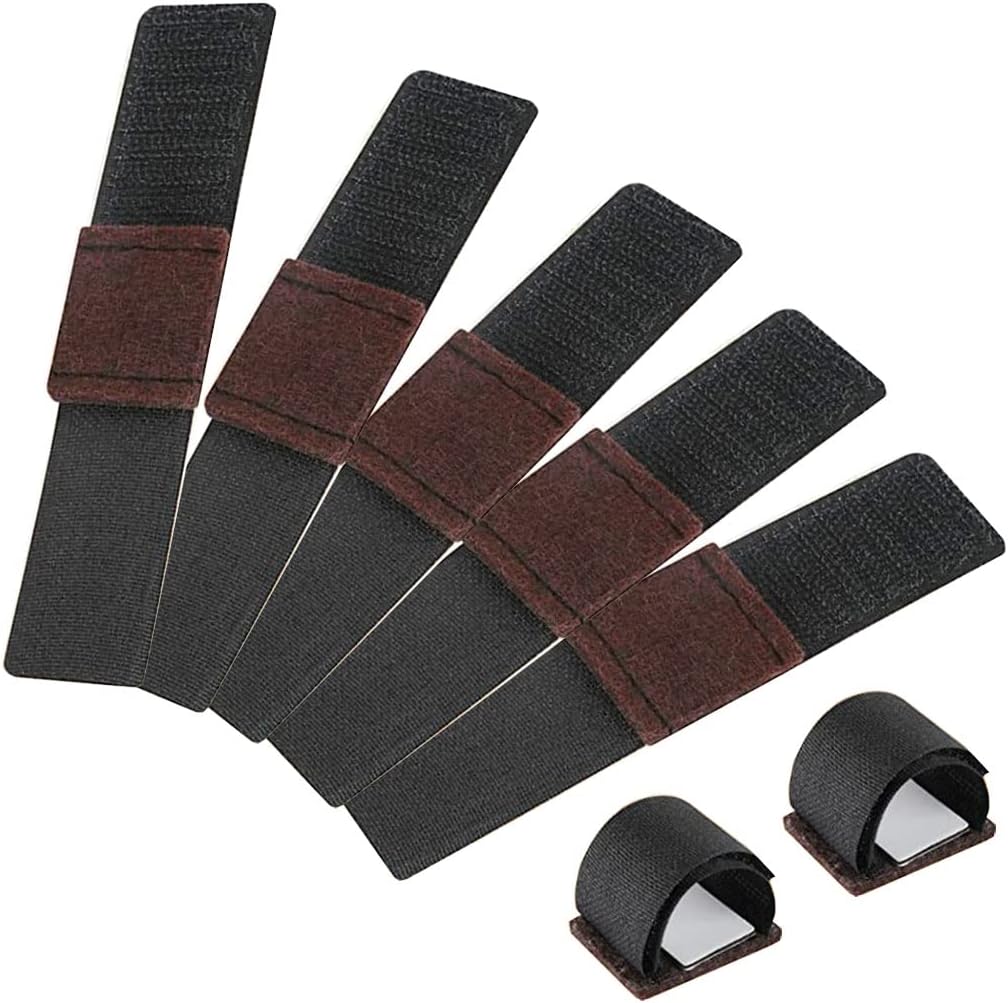 Furniture Hook Hardware - 10PCS Wrap-Around Felt Furniture Pads with