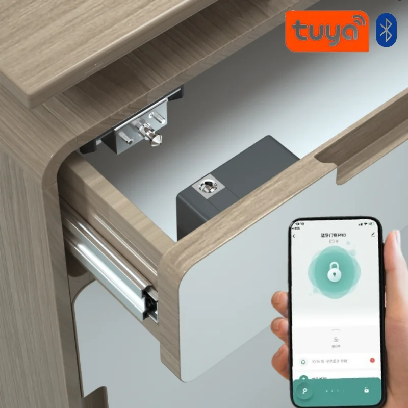 Furniture Hardware Latch - Tuya Smart Cabinet Door Lock Keyless