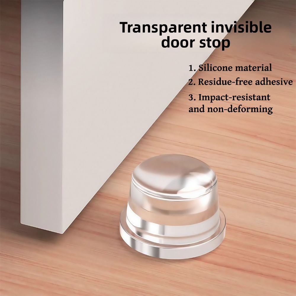 Furniture Hardware Latch - Silicone Door Stopper Wall Protector Bedroom
