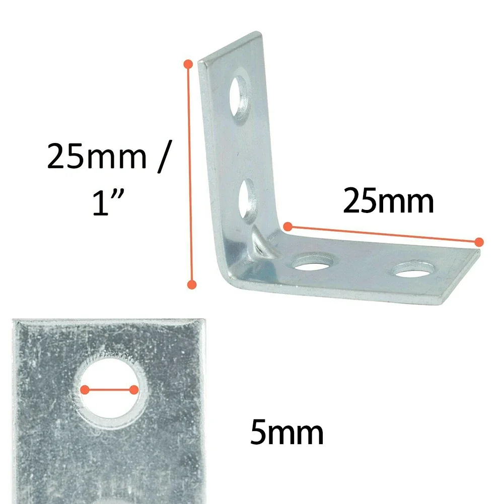 12X L-Shaped Corner Brackets M - Shelf Bracket Pair recension och pris