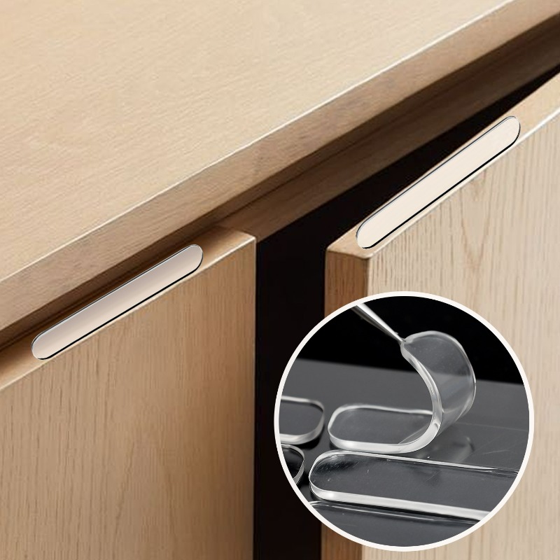 Silicone Cabinet Bumpers Strip - Furniture Hardware Latch recension och pris
