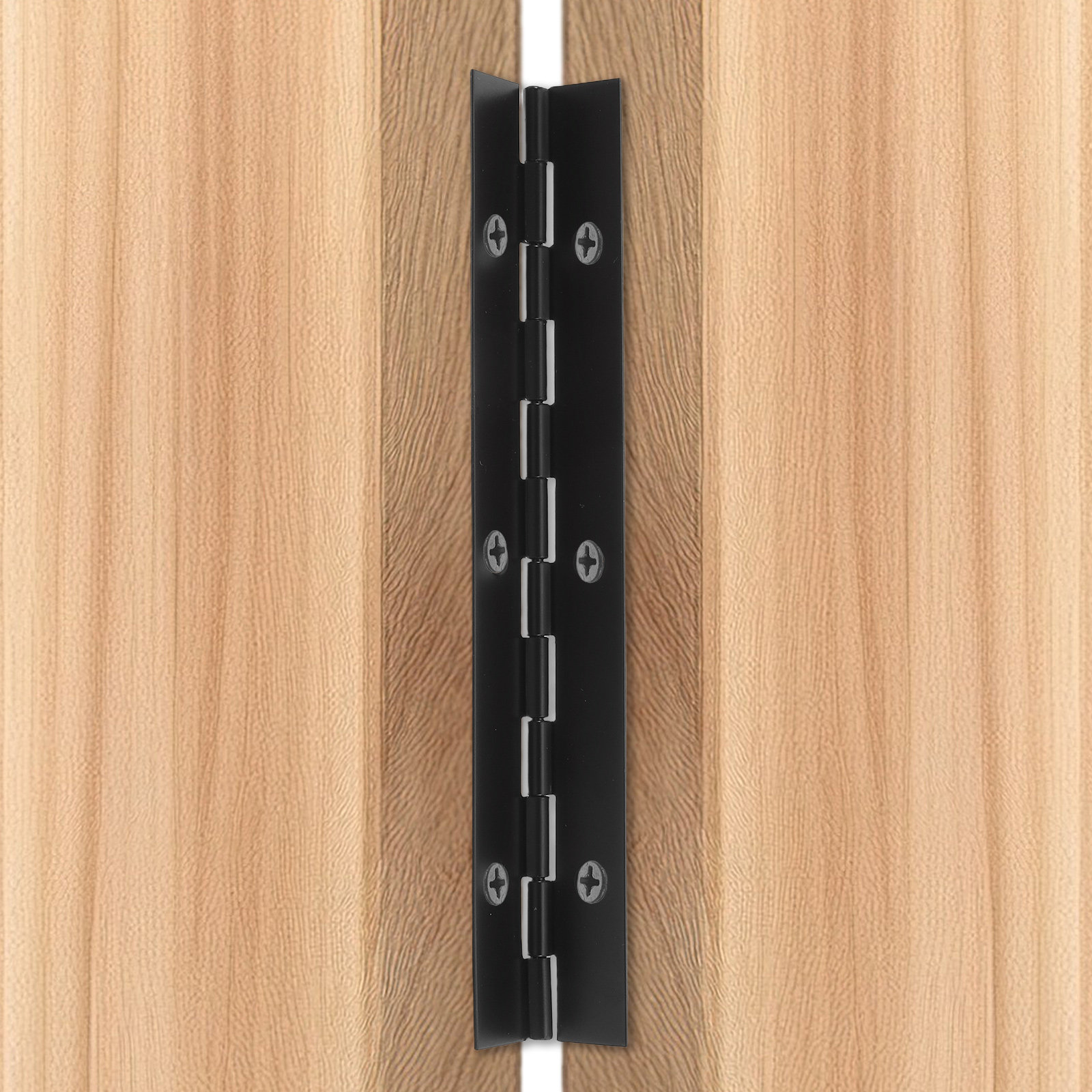 1Set Long Heavy Duty Black Con - Piano Hinge Continuous recension och pris