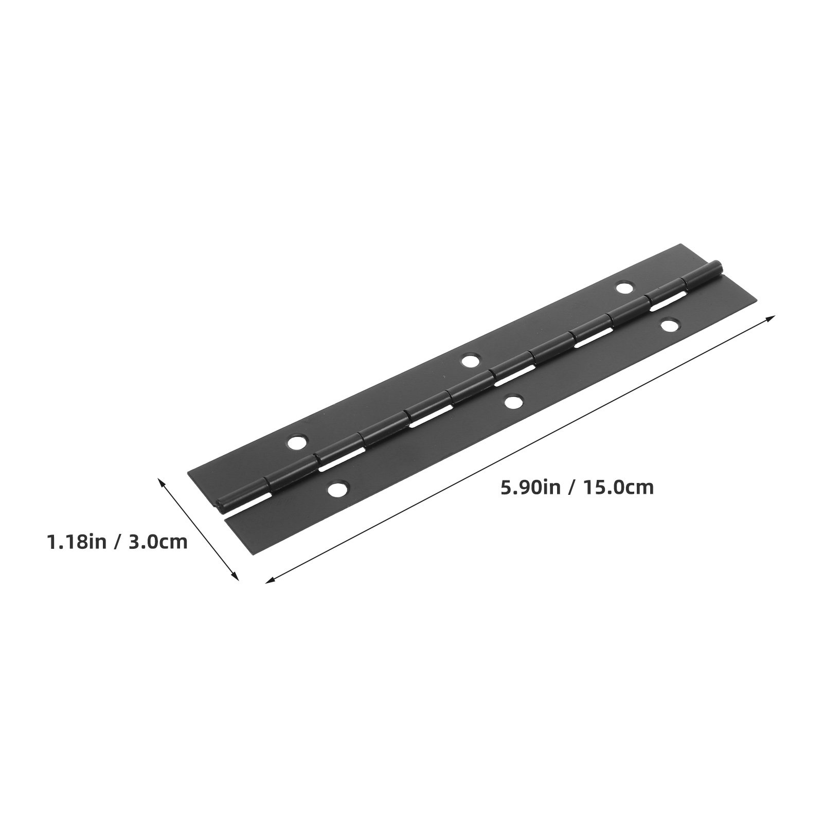 1Set Long Heavy Duty Black Con - Piano Hinge Continuous recension och pris