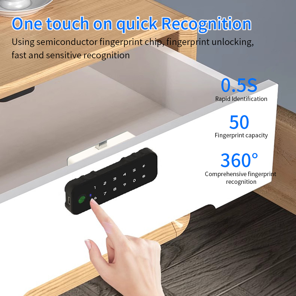 Tuya Bluetooth Smart Wood Cabi - Furniture Hardware Latch recension och pris