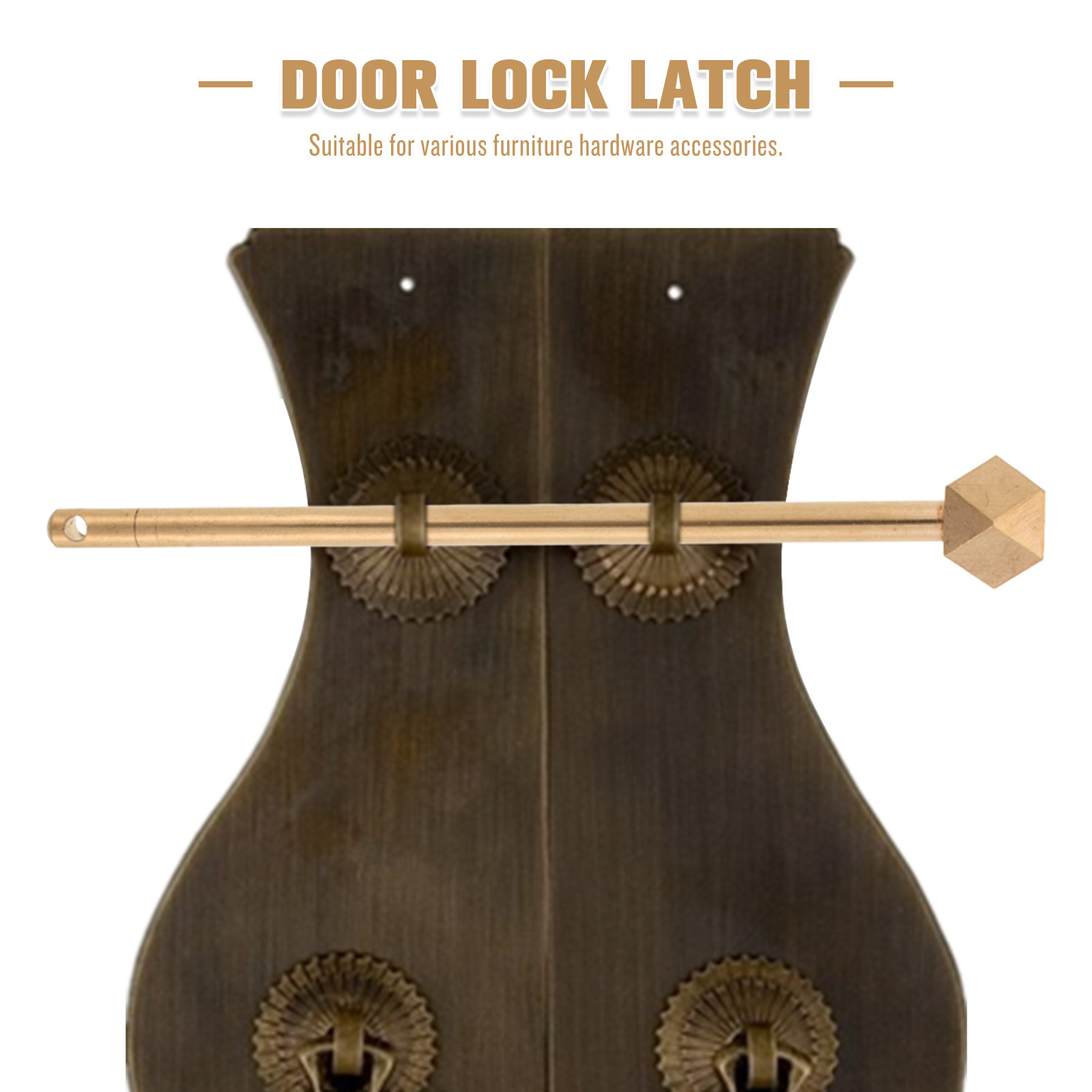 Brass Cabinet Key Locking Pin  - Furniture Hardware Latch recension och pris