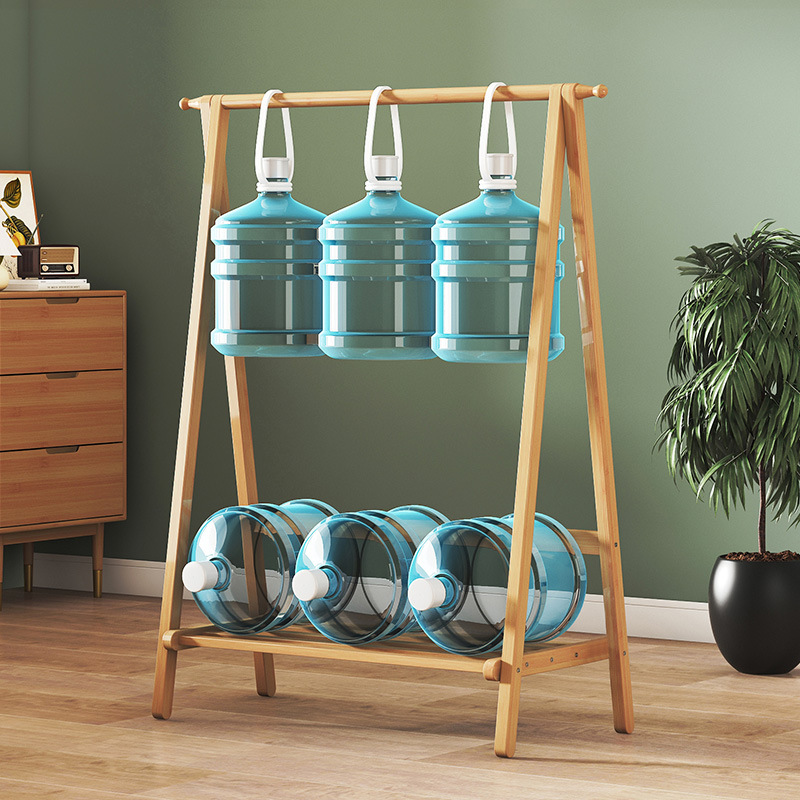 Simple bamboo double-layer clo - Furniture Hook Hardware recension och pris