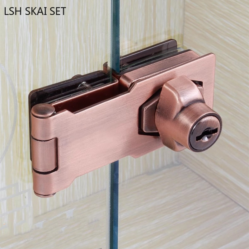 No-punch Glass Door Lock Store - Furniture Hardware Store recension och pris
