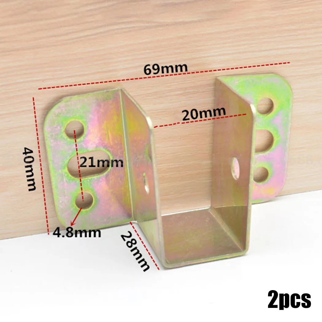 2pcs U Shaped Metal Bed Bracke - Furniture Hook Hardware recension och pris