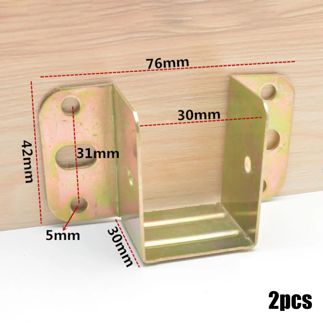 2pcs U Shaped Metal Bed Bracke - Furniture Hook Hardware recension och pris