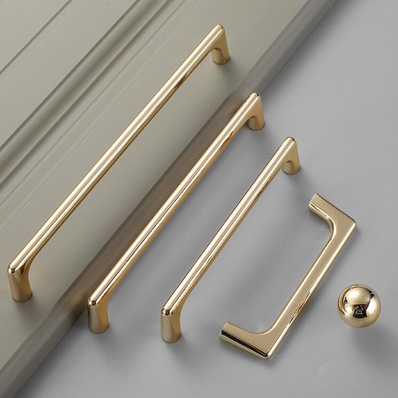Zinc Alloy Bright Gold Kitchen - Furniture Hardware China recension och pris