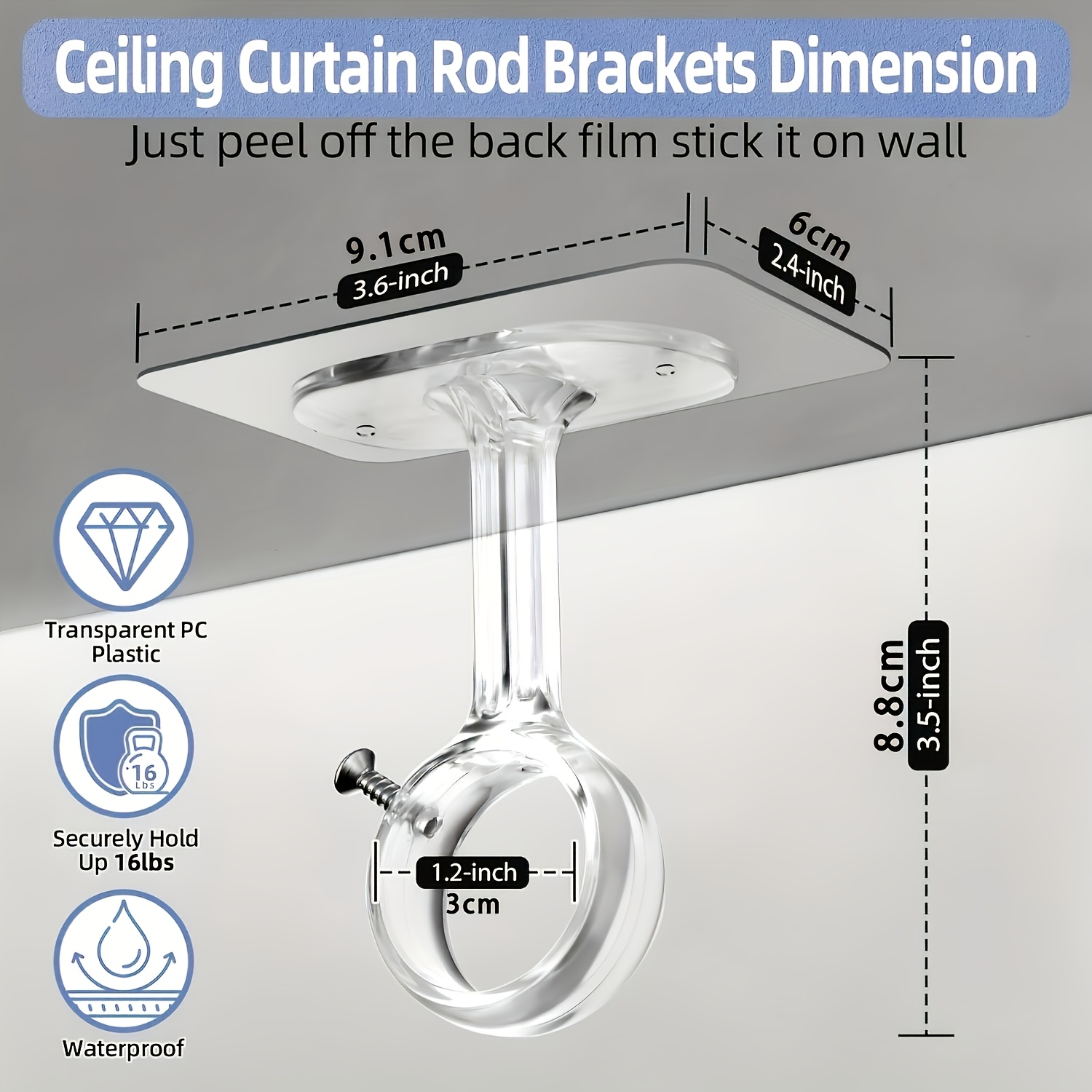 Non Perforated Ceiling Curtain - Furniture Hardware Accessories recension och pris