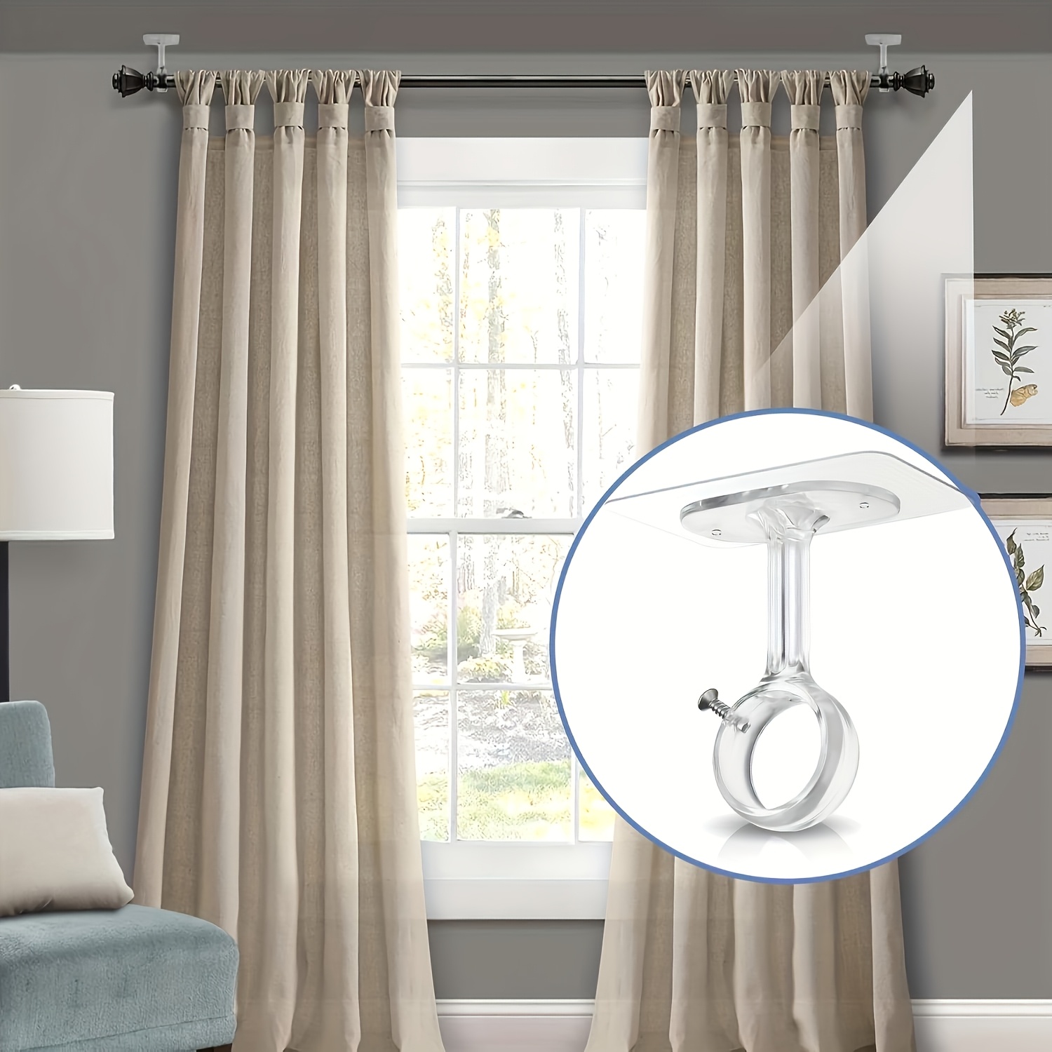 Non Perforated Ceiling Curtain - Furniture Hardware Accessories recension och pris