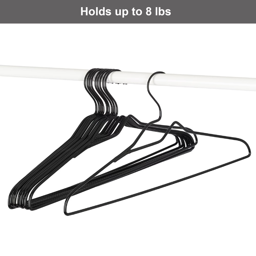 10‑Count Black Non‑Slip Clothi - Furniture Hardware Accessories recension och pris