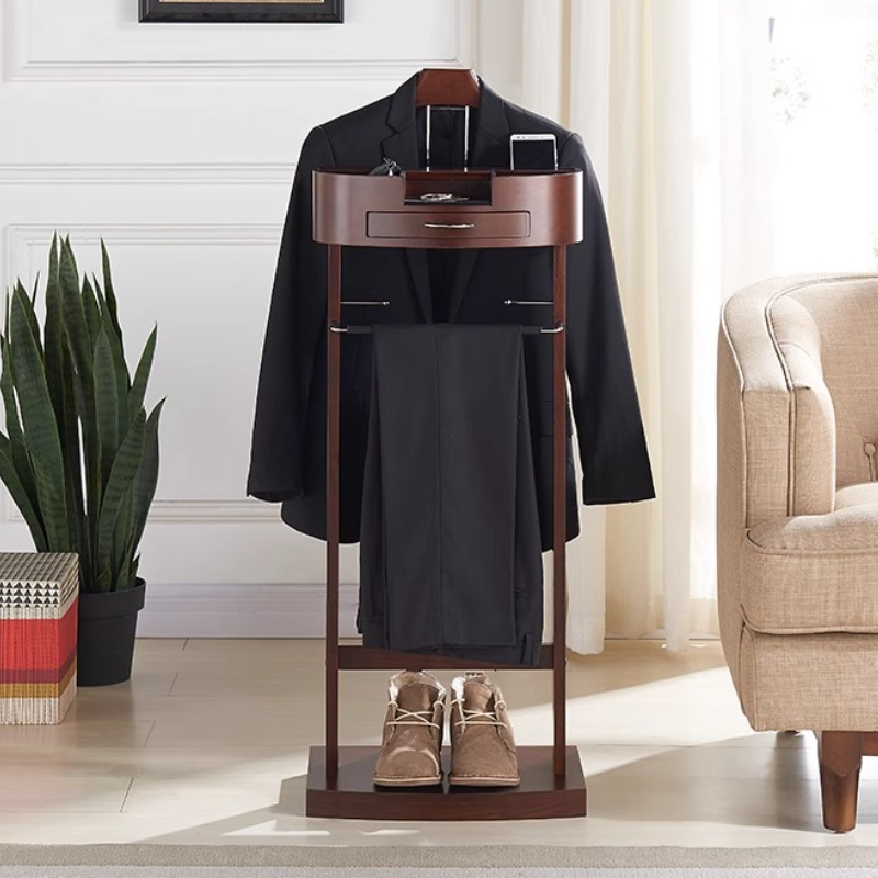 Wooden Coat Racks Floor Storag - Furniture Hook Hardware recension och pris