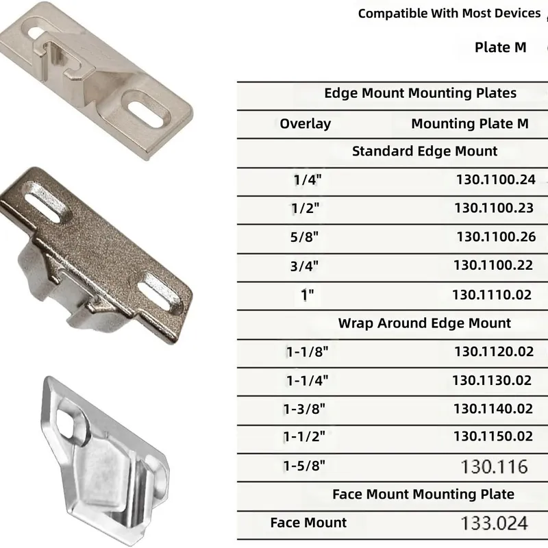 Cabinet Door Hinges 110 Degree - Soft Close Hinge recension och pris