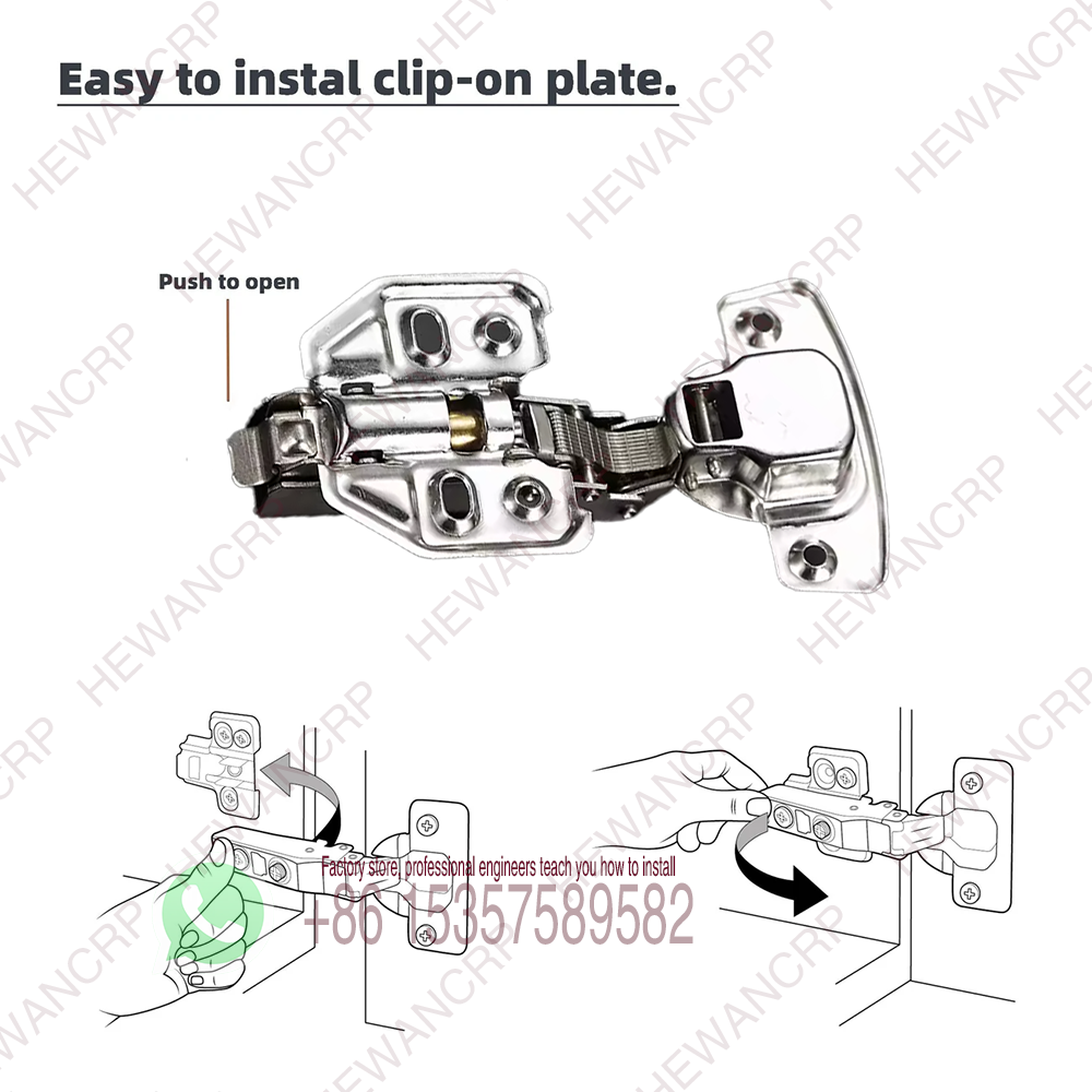 2-Pack Modern Hydraulic Cabine - Soft Close Hinge recension och pris