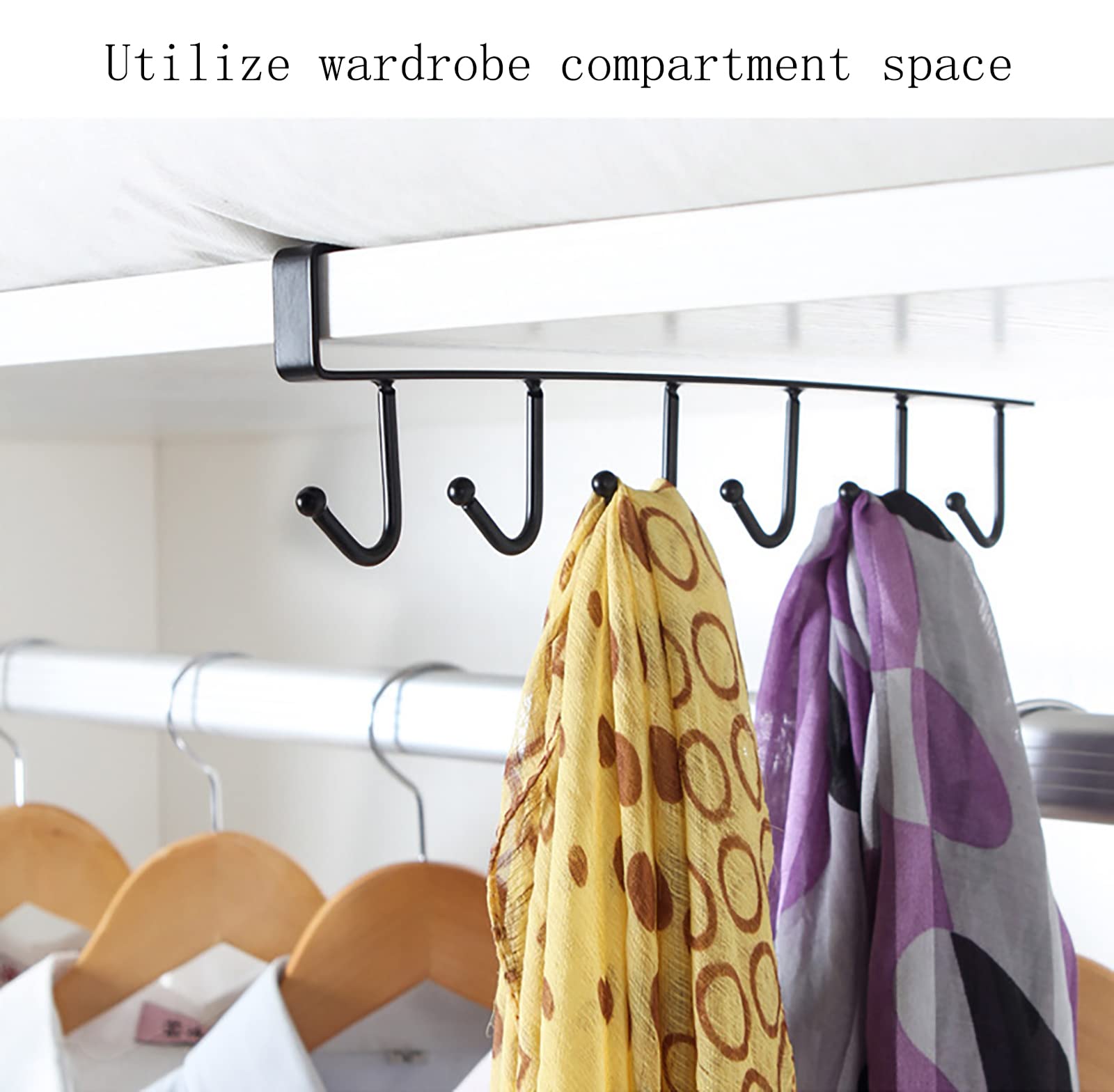 1/2/3PC 6 Hooks Kitchen Cabine - Furniture Hardware Accessories recension och pris