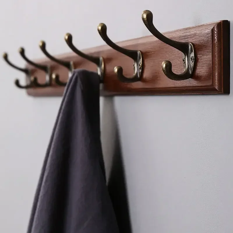 Wall Mounted Solid Wood Coat R - Furniture Hook Hardware recension och pris