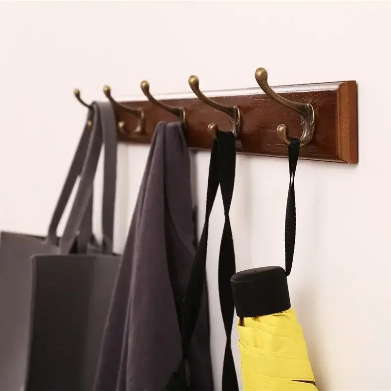 Wall Mounted Solid Wood Coat R - Furniture Hook Hardware recension och pris