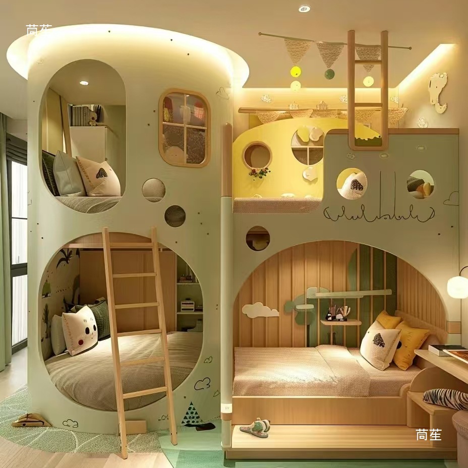 Solid Wood Children's Bed High - Furniture Hardware Lowes recension och pris