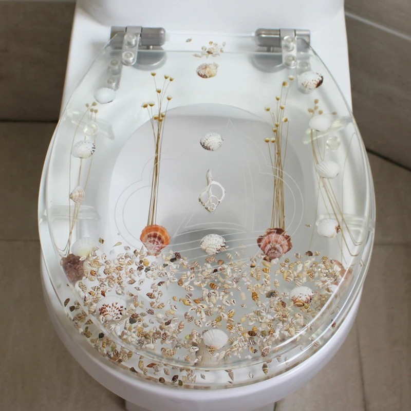 47x38cm Premium Resin Toilet S - Soft Close Hinge recension och pris