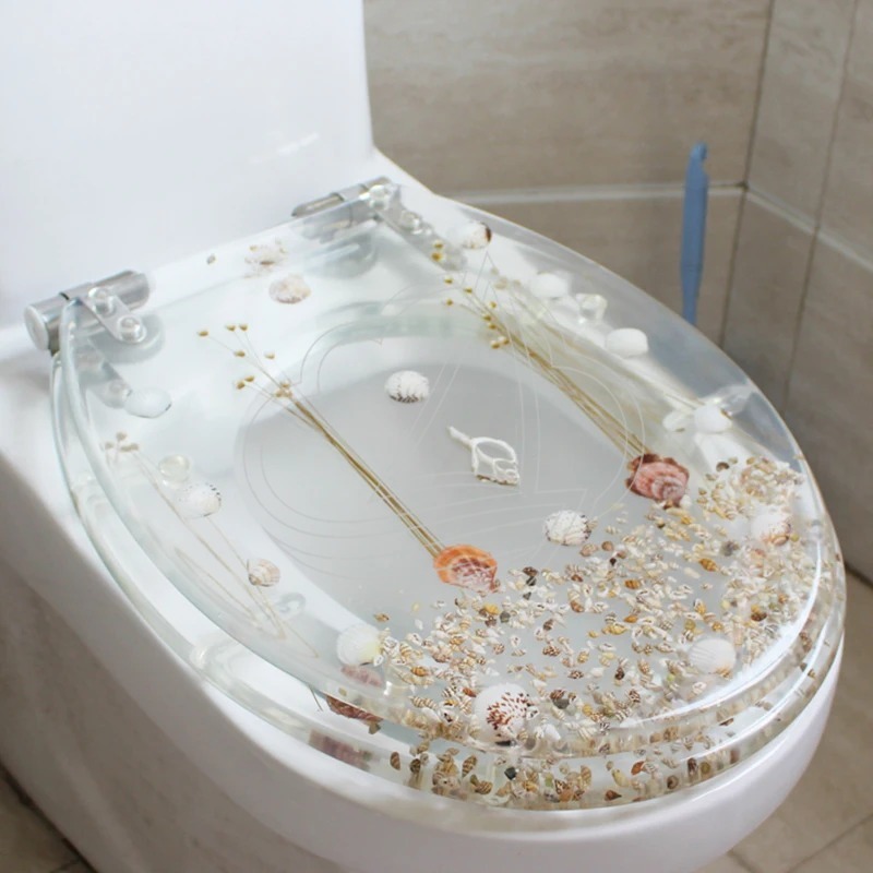 47x38cm Premium Resin Toilet S - Soft Close Hinge recension och pris