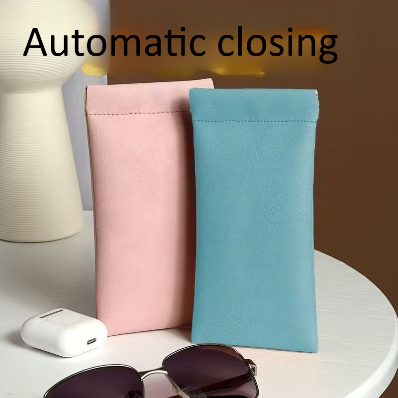 Unisex Leather Eyeglass Case P - Soft Close Hinge recension och pris