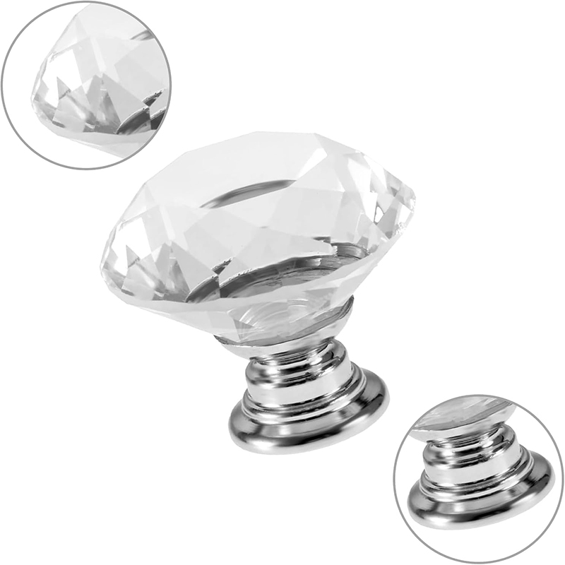 6Pcs Cabinet Knob with Screws  - Furniture Hardware Latch recension och pris