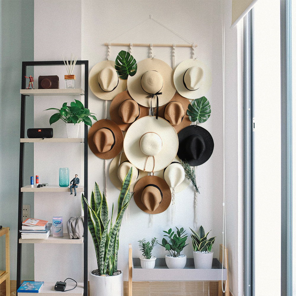 Macrame Hat Hangers Boho Home  - Furniture Hook Hardware recension och pris