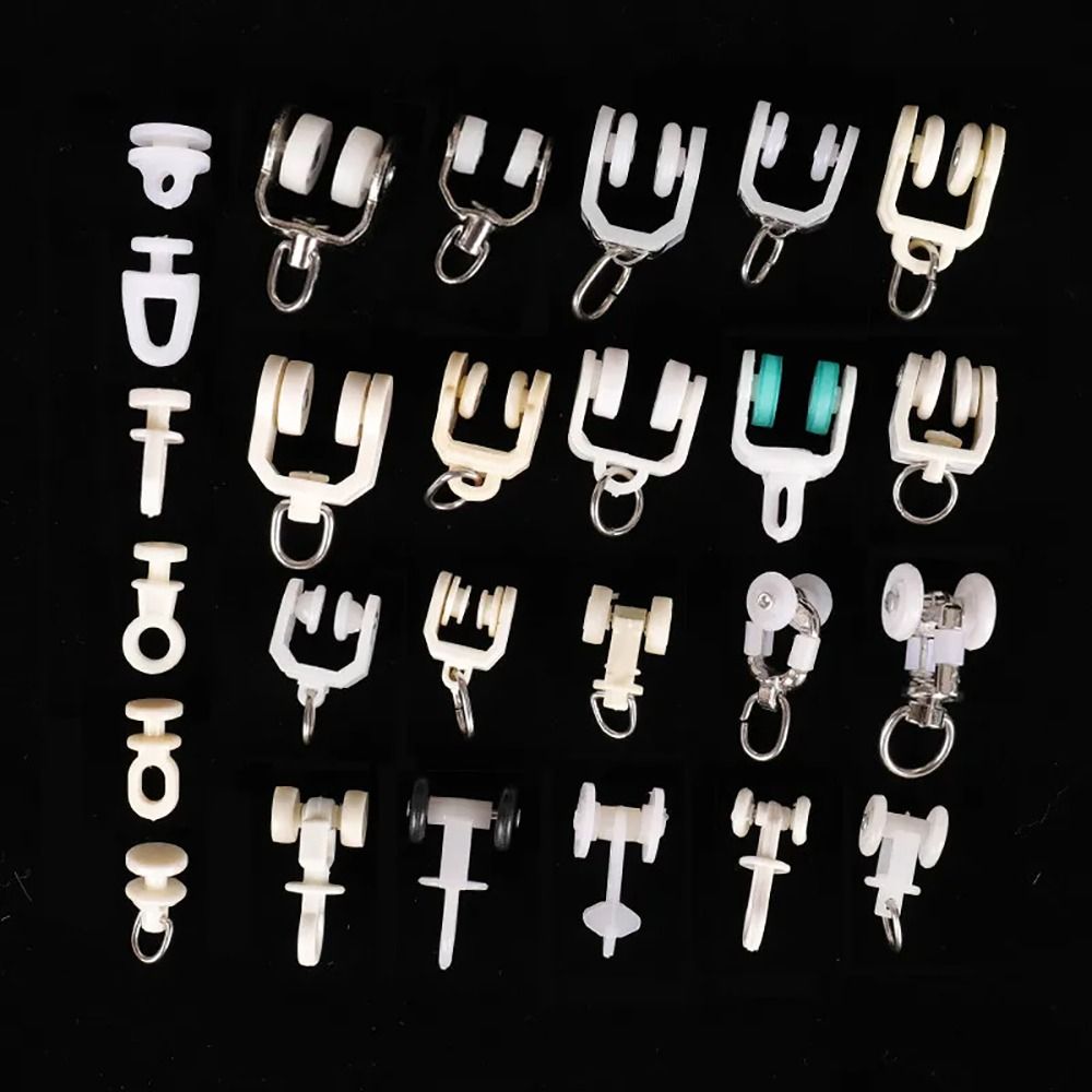 10Pcs Straight Curved Track Ro - Furniture Hook Hardware recension och pris