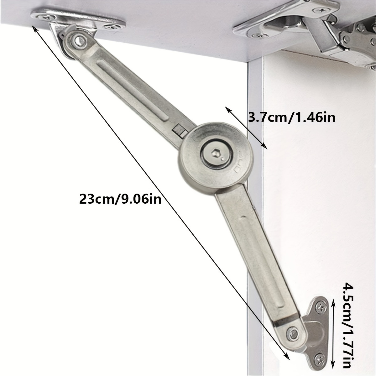 Lid Support Hinge in Satin Nic - Soft Close Hinge recension och pris