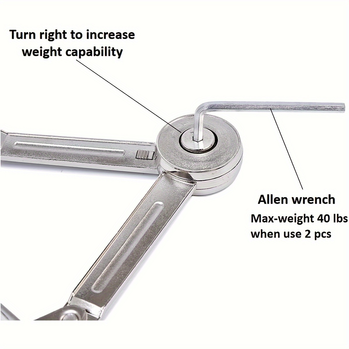 Lid Support Hinge in Satin Nic - Soft Close Hinge recension och pris