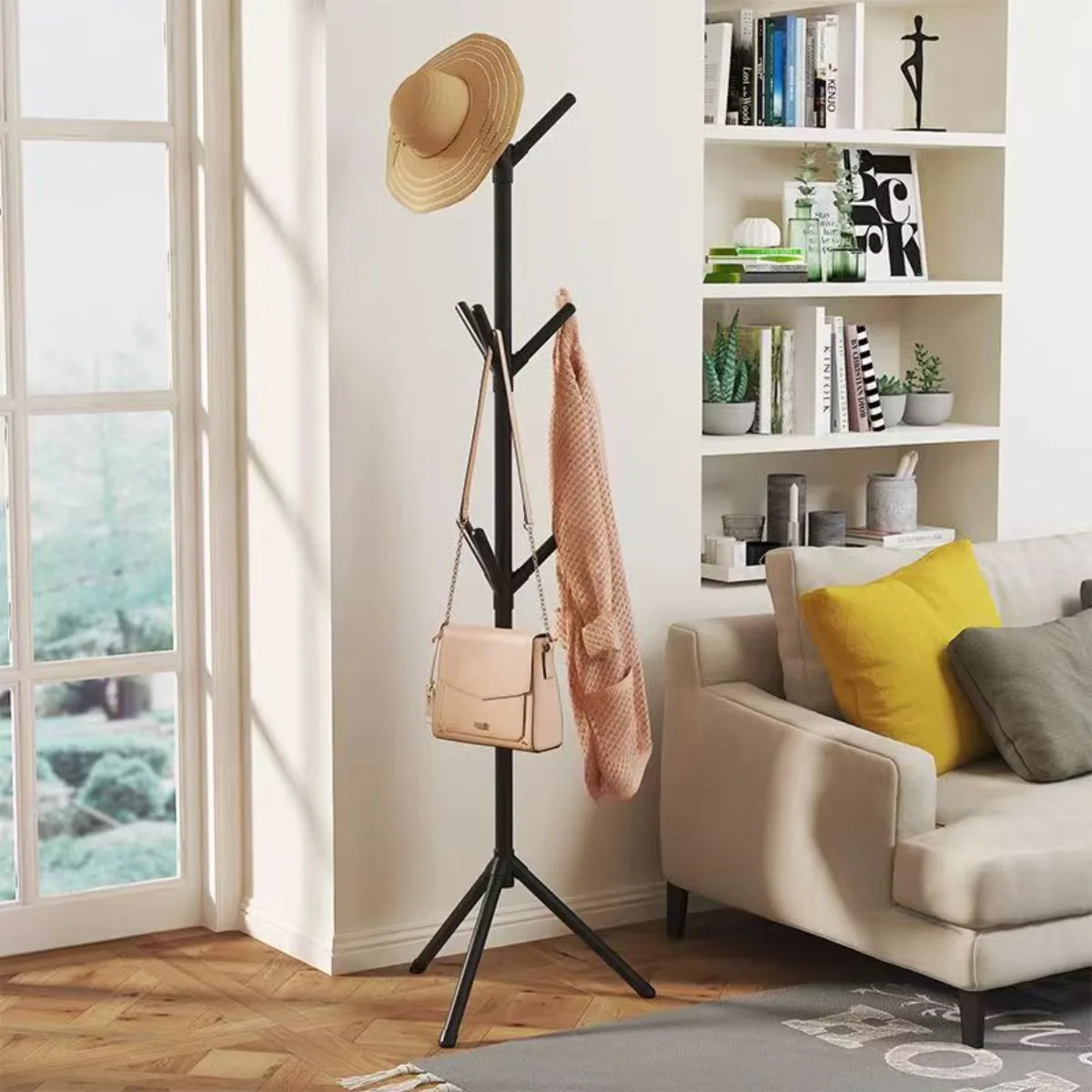 Clothes and Hats Rack Floor To - Furniture Hook Hardware recension och pris